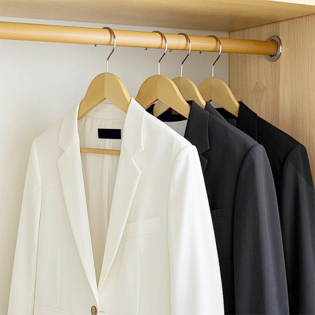 10 Pack Wooden Hangers