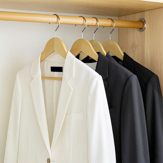 10 Pack Wooden Hangers