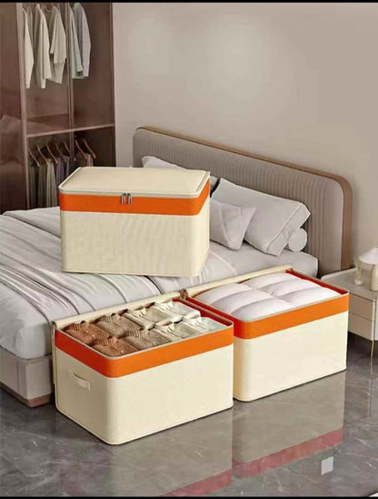 Canvas Quilt and Clothing Storage Organizer