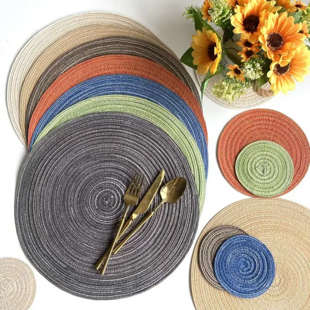 Round Weaving Pot Mat
