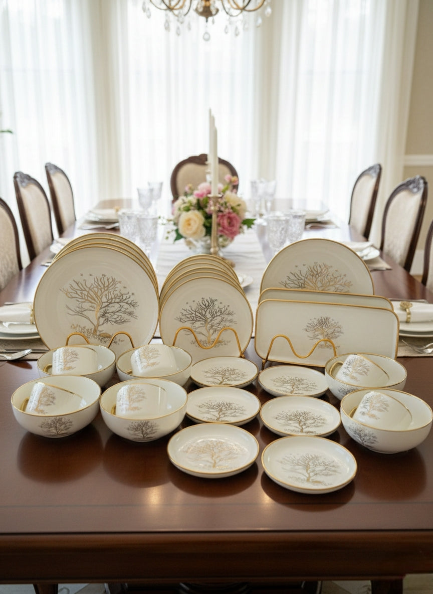 32 Pcs Elegant Porcelain Dinner Set