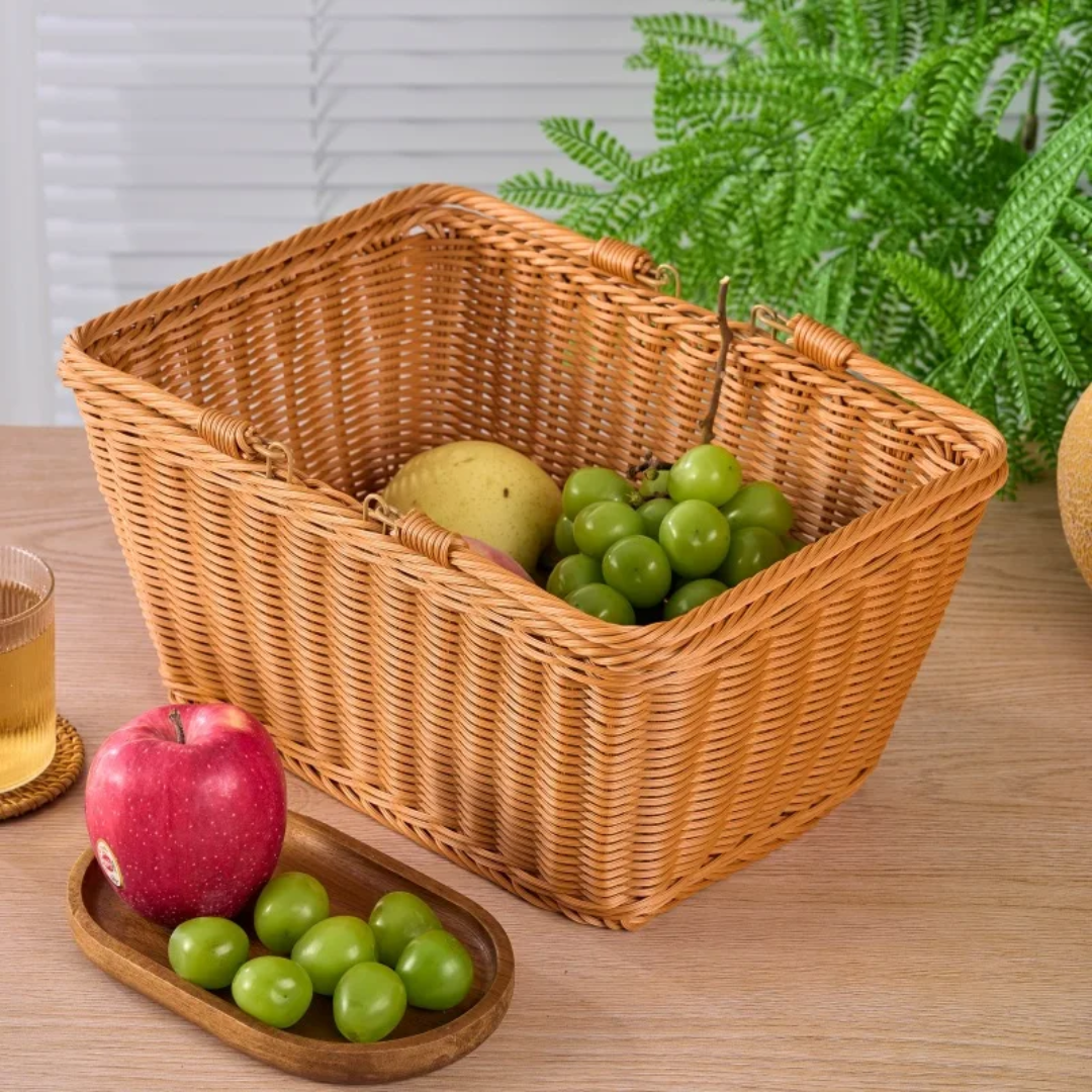 Multi-purpose Rattan Wicker Basket