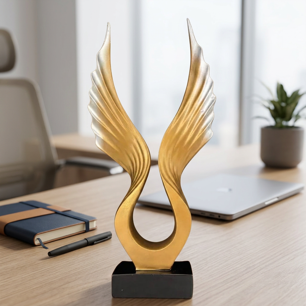 Resin Gold Eagle Wing Decorative Ornament for Home and Office Décor available in Nairobi, Kenya