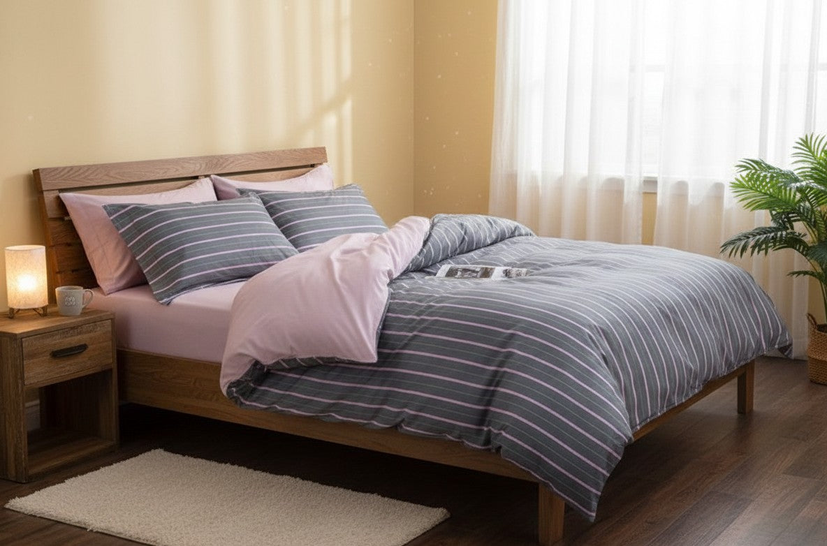 6×6 duvet cover set with matching pillowcases for bedroom décor