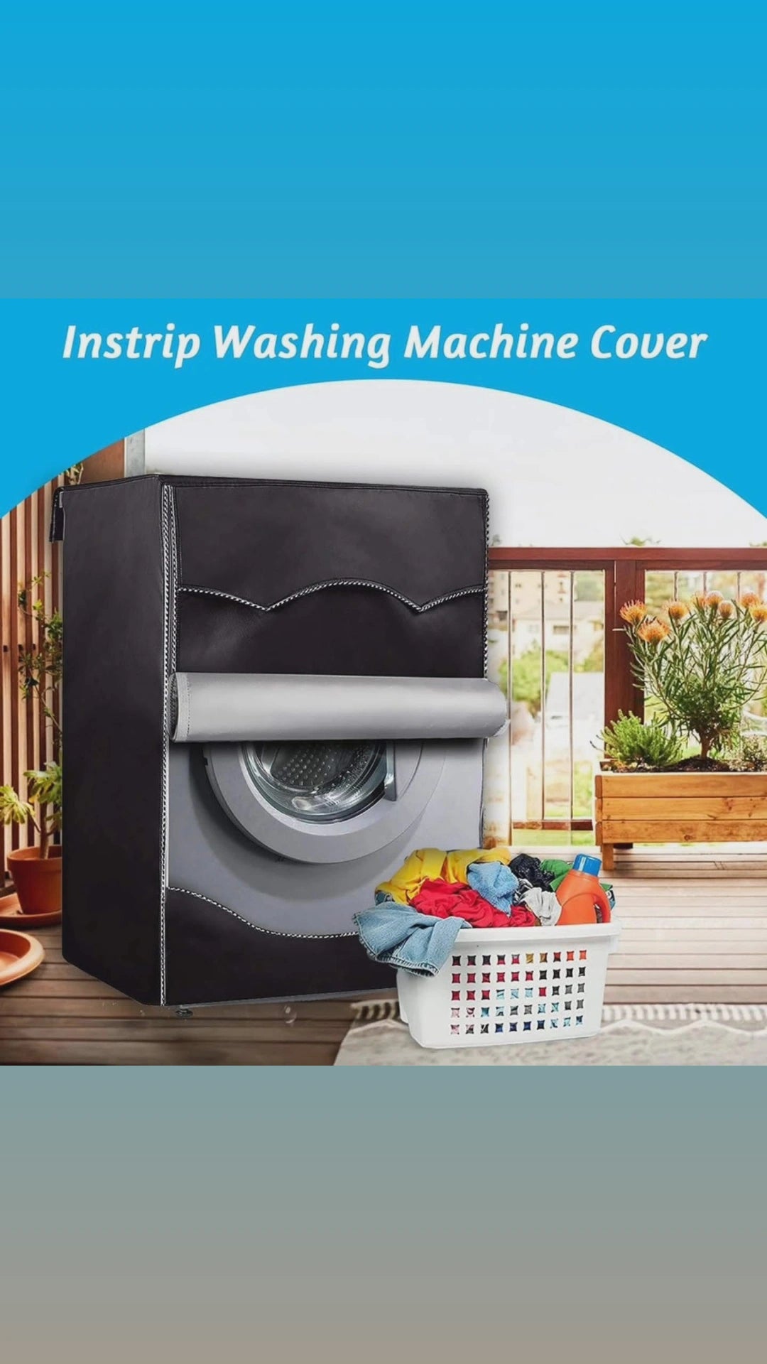 Front Load Washing Machine Cover