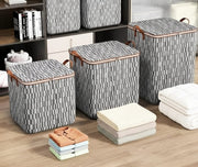Set of 3 large capacity quilt and clothing storage bags, dust-proof and