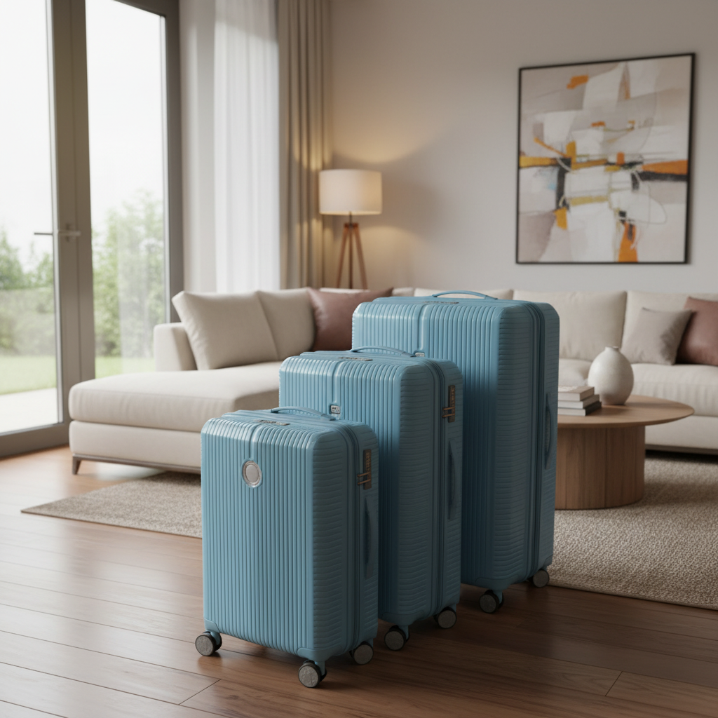 Dawood Lifestyle & Gadgets kes Rome Hardside Suitcase GM19006 20 24 29 Inch Polar Blue