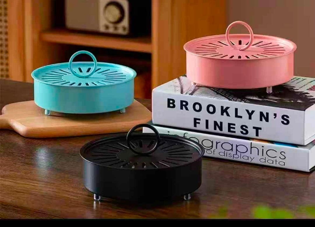 Iron Mosquito-Repellent Incense Box with Cover