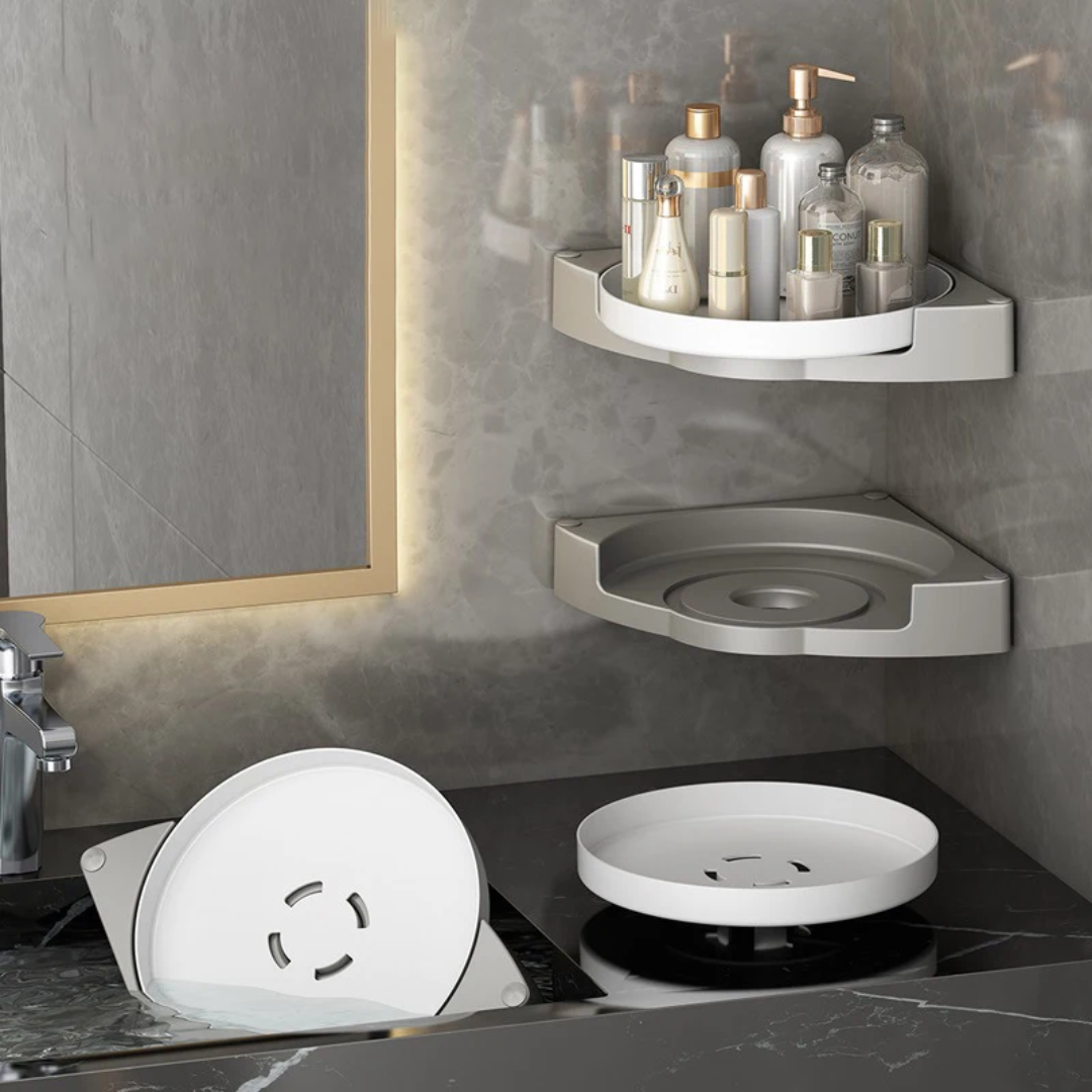 360° Rotating Bathroom Organizer
