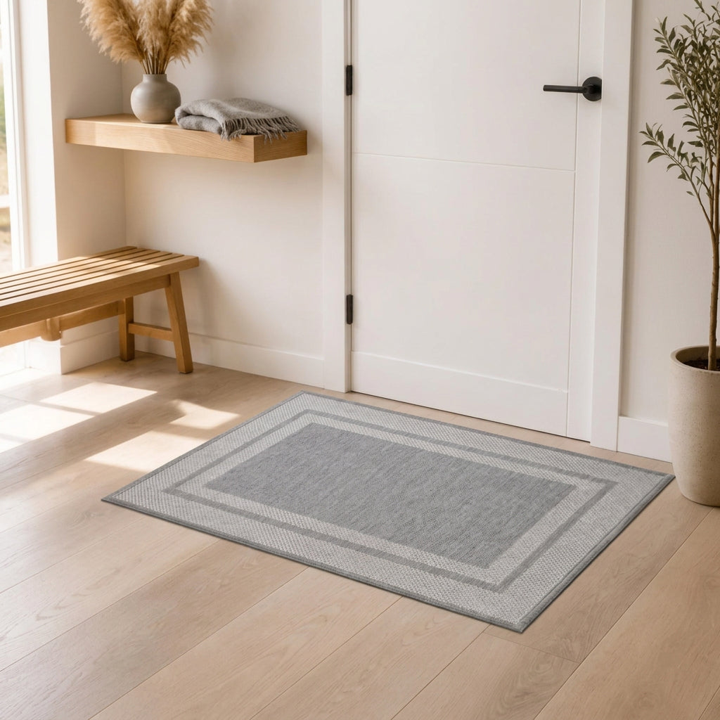 50 × 80cm Entrance Doormat with Non-Slip Rubber Base