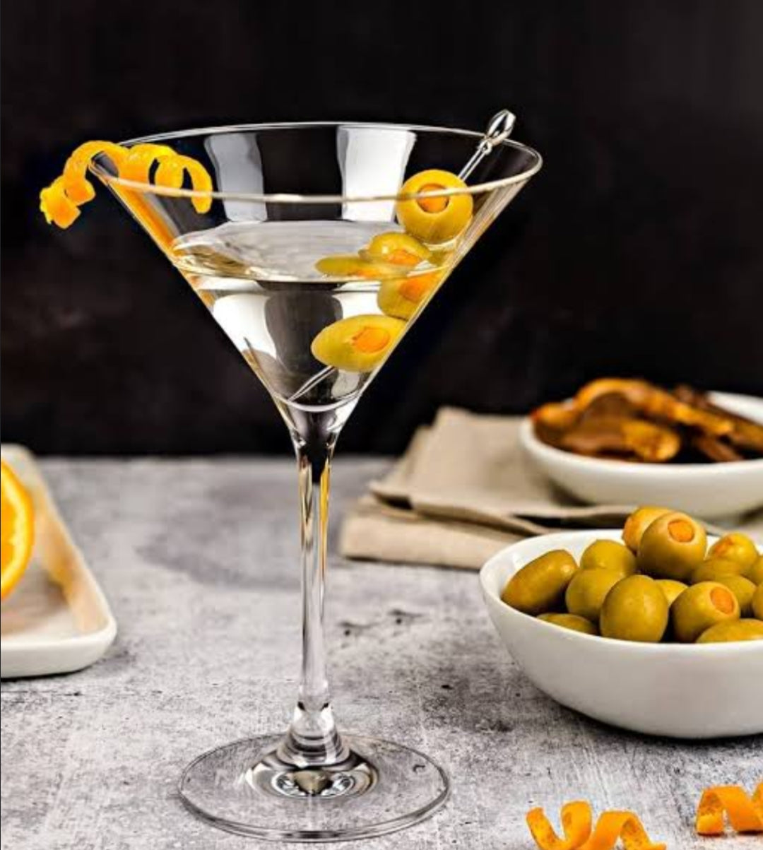Polycarbonate Martini Long Glass