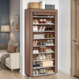 6-Tier Shoe Rack With Canvas Cover
