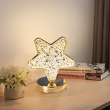 Star, Moon & Round Table Lamp