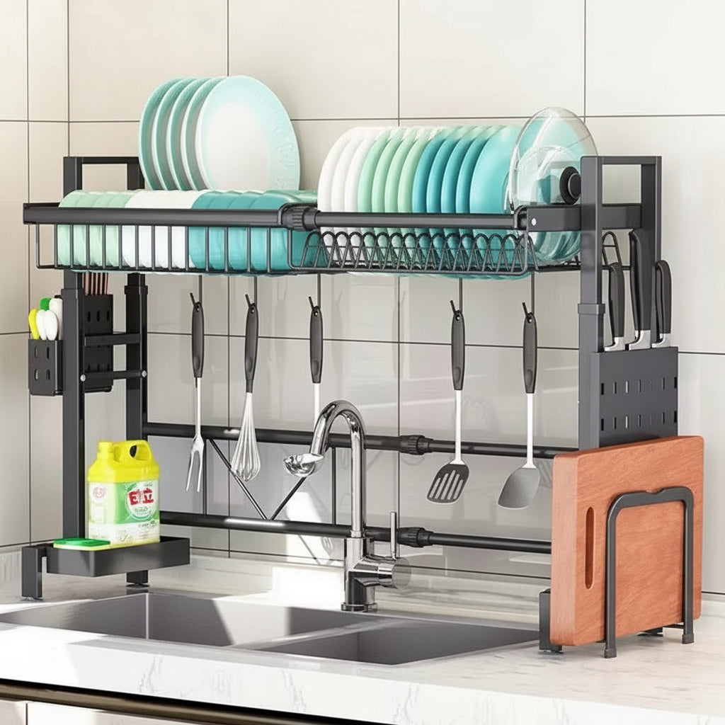Over the Sink Single Layer Dish Rack
