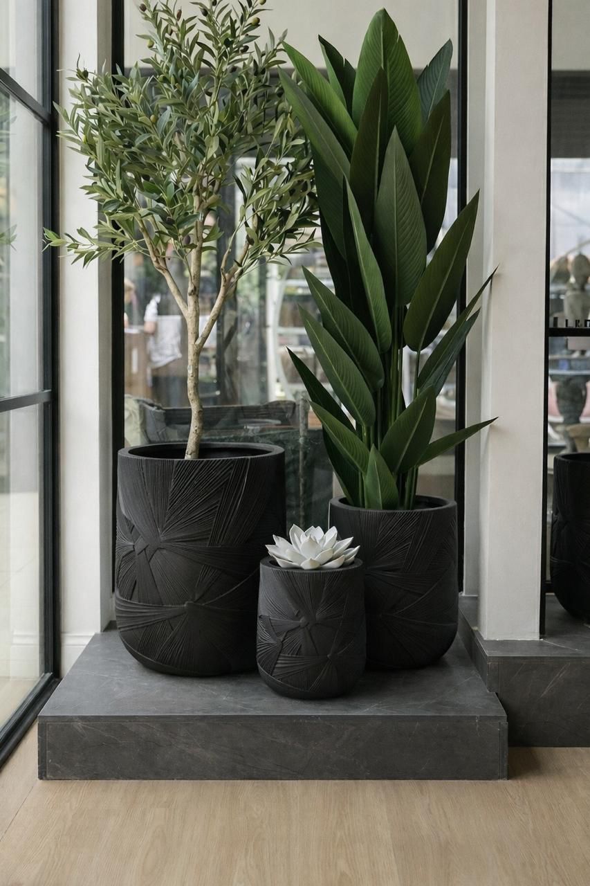 3-Piece Ceramic Vase Set