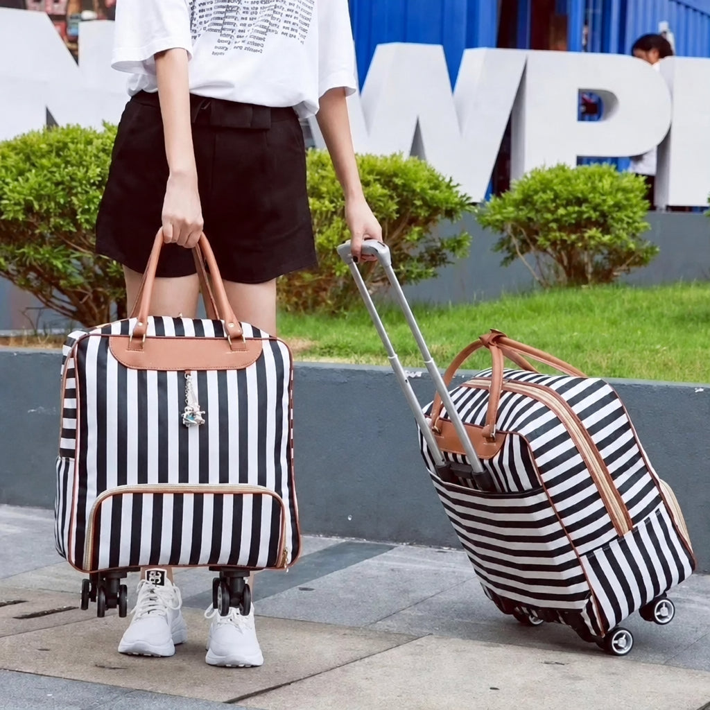 Trolley Travel Bag With 4 Universal Wheels