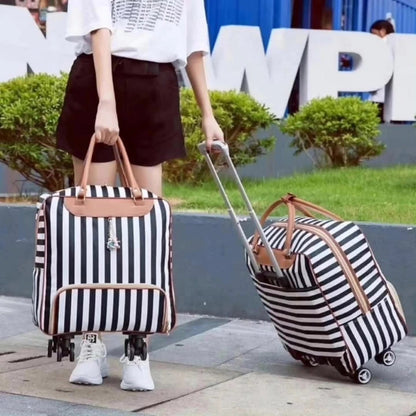 Trolley Travel Bag With 4 Universal Wheels