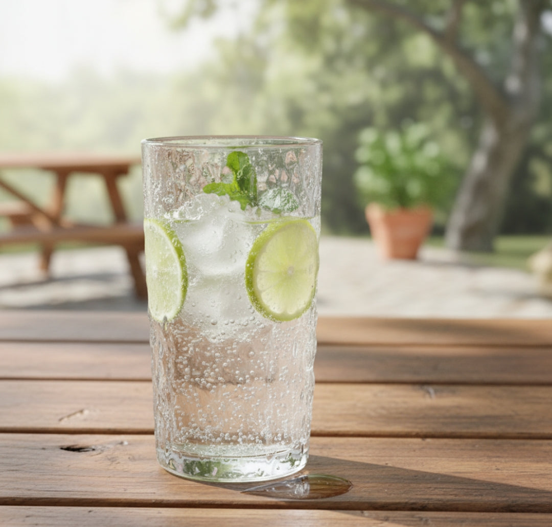 6pcs Ice Texture Crystal Glass