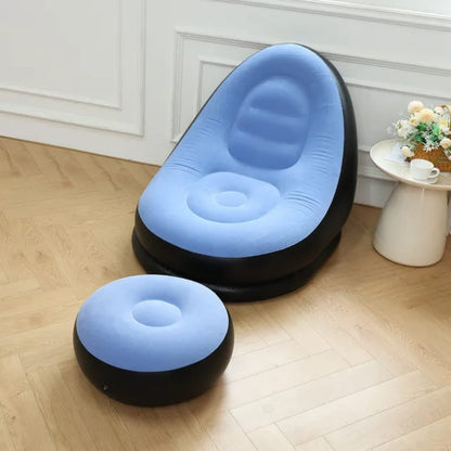 Inflatable Lazy Sofa With Footrest