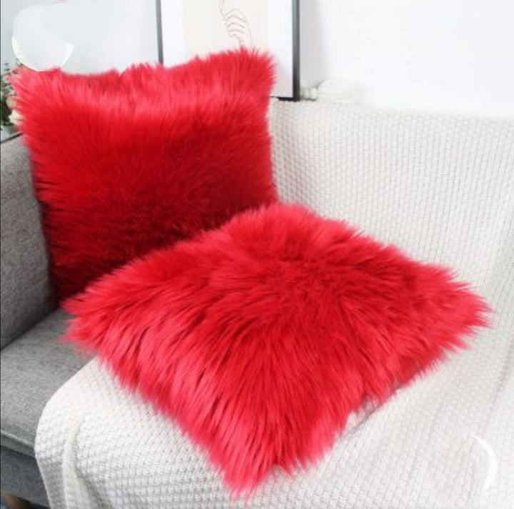 Faux Fur Throw Pillow Cases