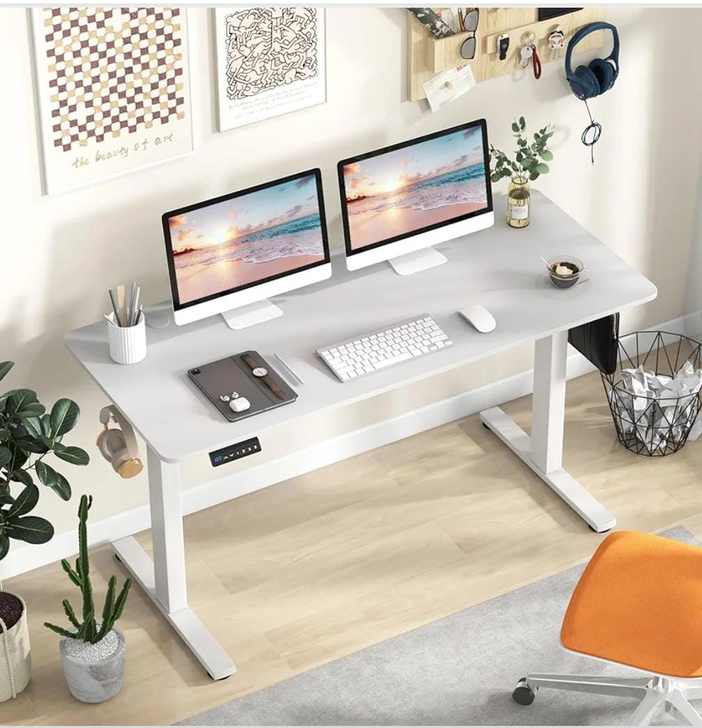 Adjustable Height Electric Stand Up Desk With Drawer