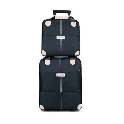 2 in 1 Trolley Travel Bag Set