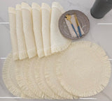 Woven Round Rattan Table Mats