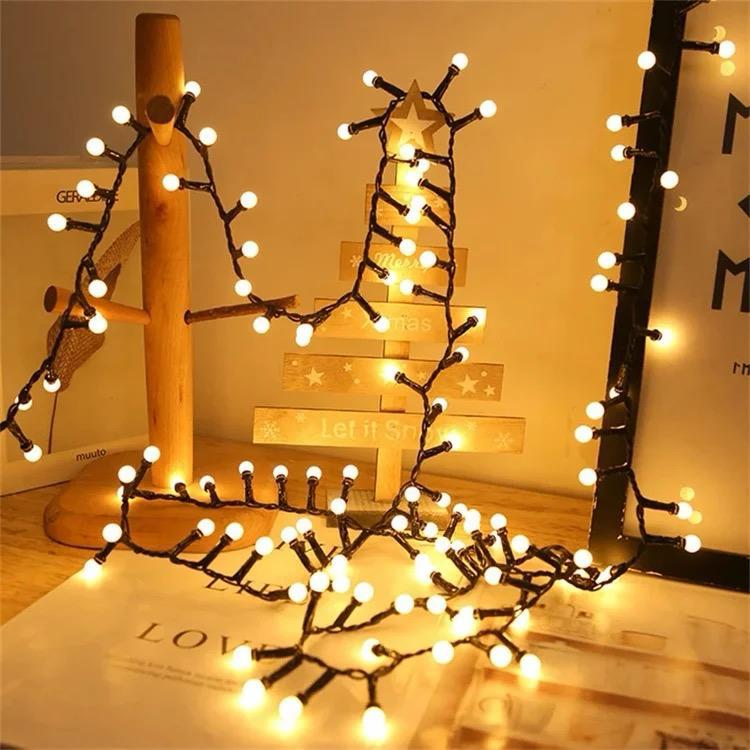 10m Fairy Christmas Lights With 100 Rubber String Bulbs