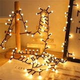10m Fairy Christmas Lights With 100 Rubber String Bulbs