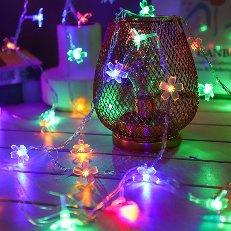 Christmas Flower Shaped Led Fairy Lights With Remote
