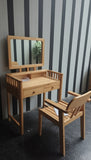 Wooden Dressing Table With Seat
