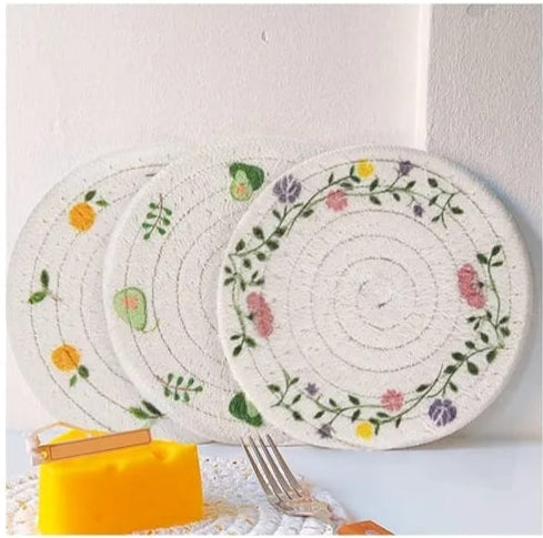 Woven Wooden Place Mats – Set Of 2
