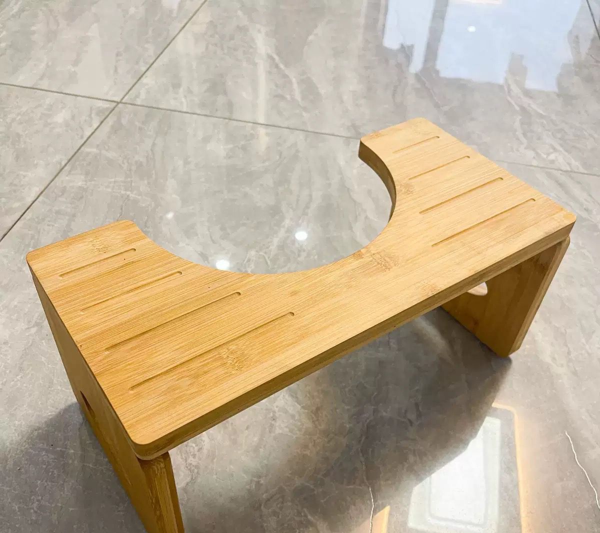 Bamboo Toilet Foot Stool