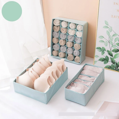 3Pcs Foldable Wardrobe Storage Boxes