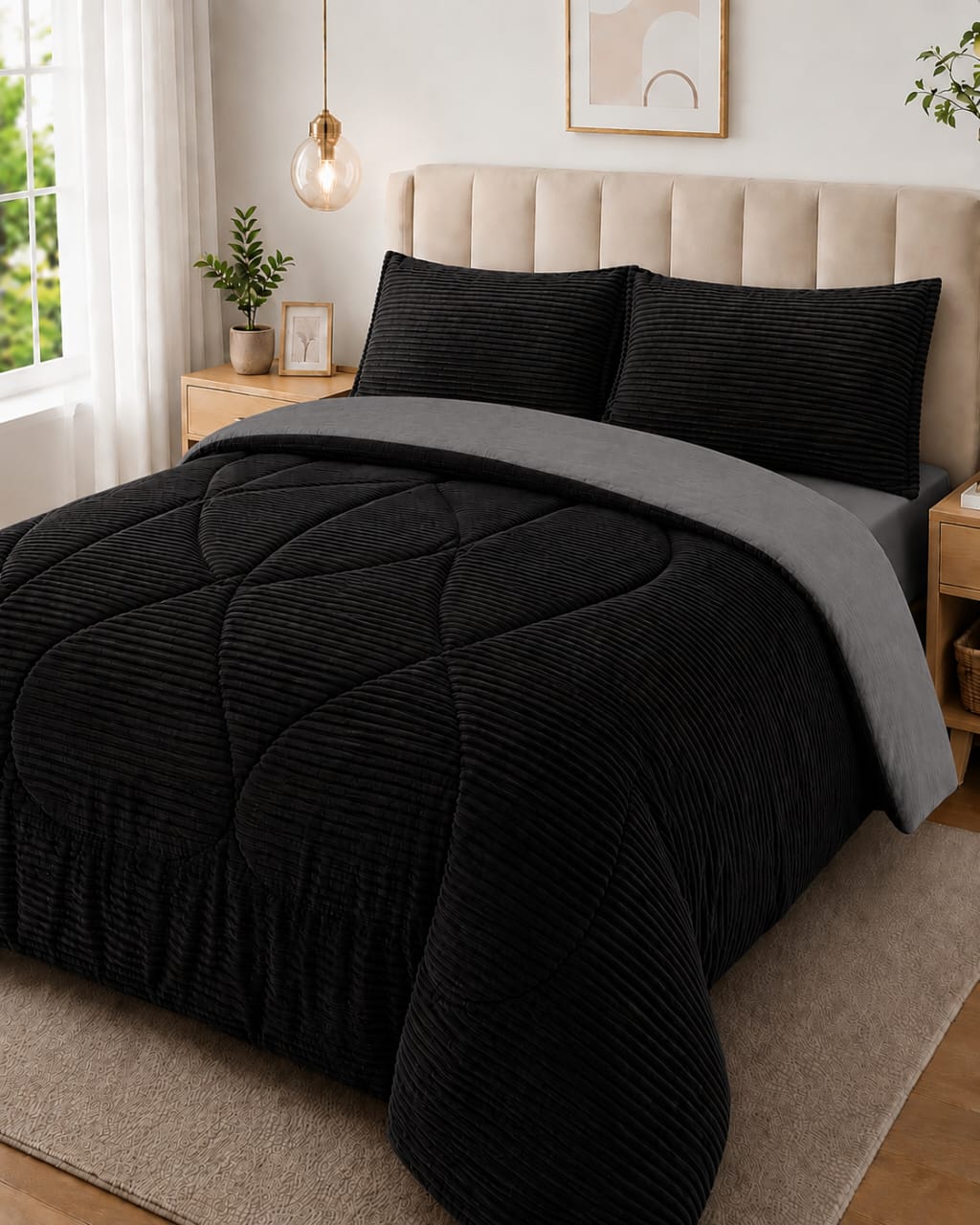 6 × 7 Velvet Duvet Set
