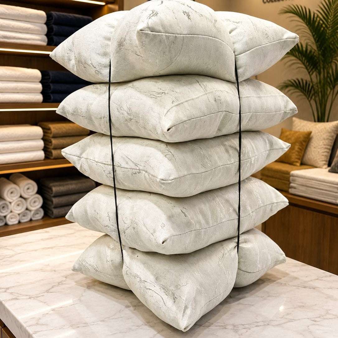 5Piece Throw Pillow Set with Zipper