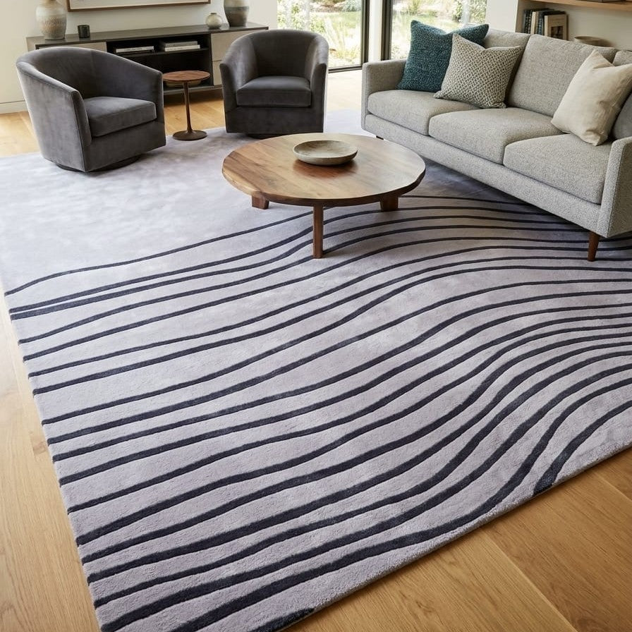 7 × 10 ft heavy 3D plush carpet with a soft comfortable texture for living rooms, bedrooms, and home décor.