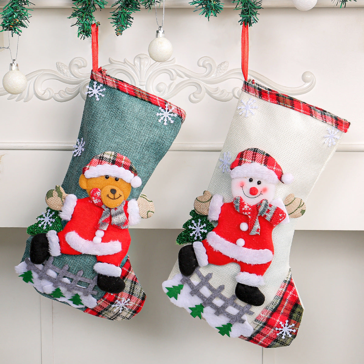 32cm Christmas Themed Long Socks