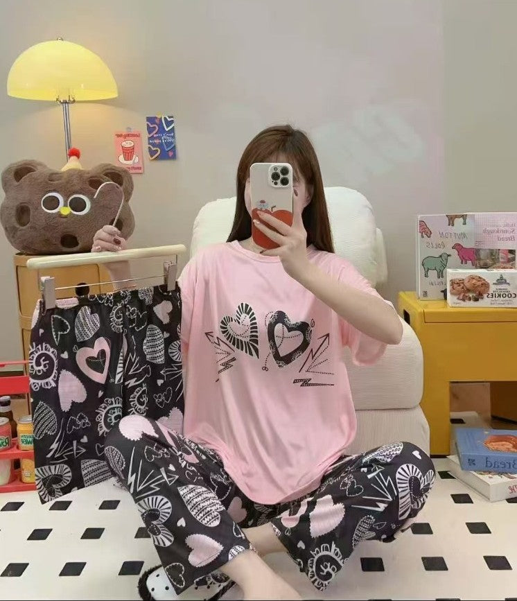 3Pc Ladies Pajama Set