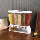 Acrylic 6 Partitioned Cereal Dispenser