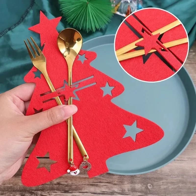 Christmas Cutlery Holder