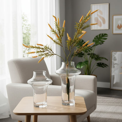 Clear Glass Vase 35cm