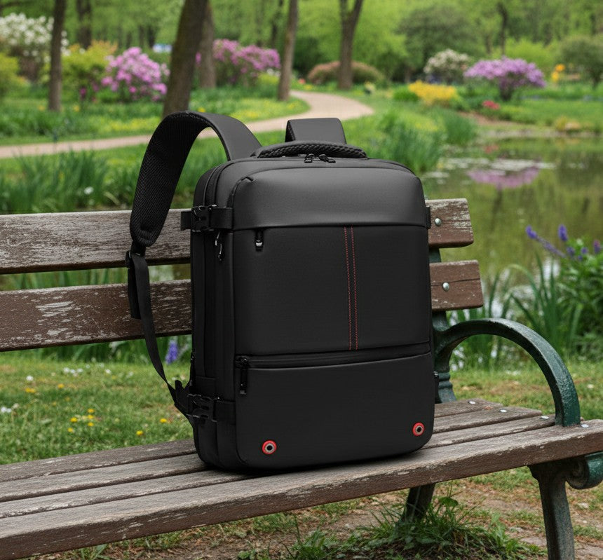 Durable travel laptop backpack suitable for school and daily use