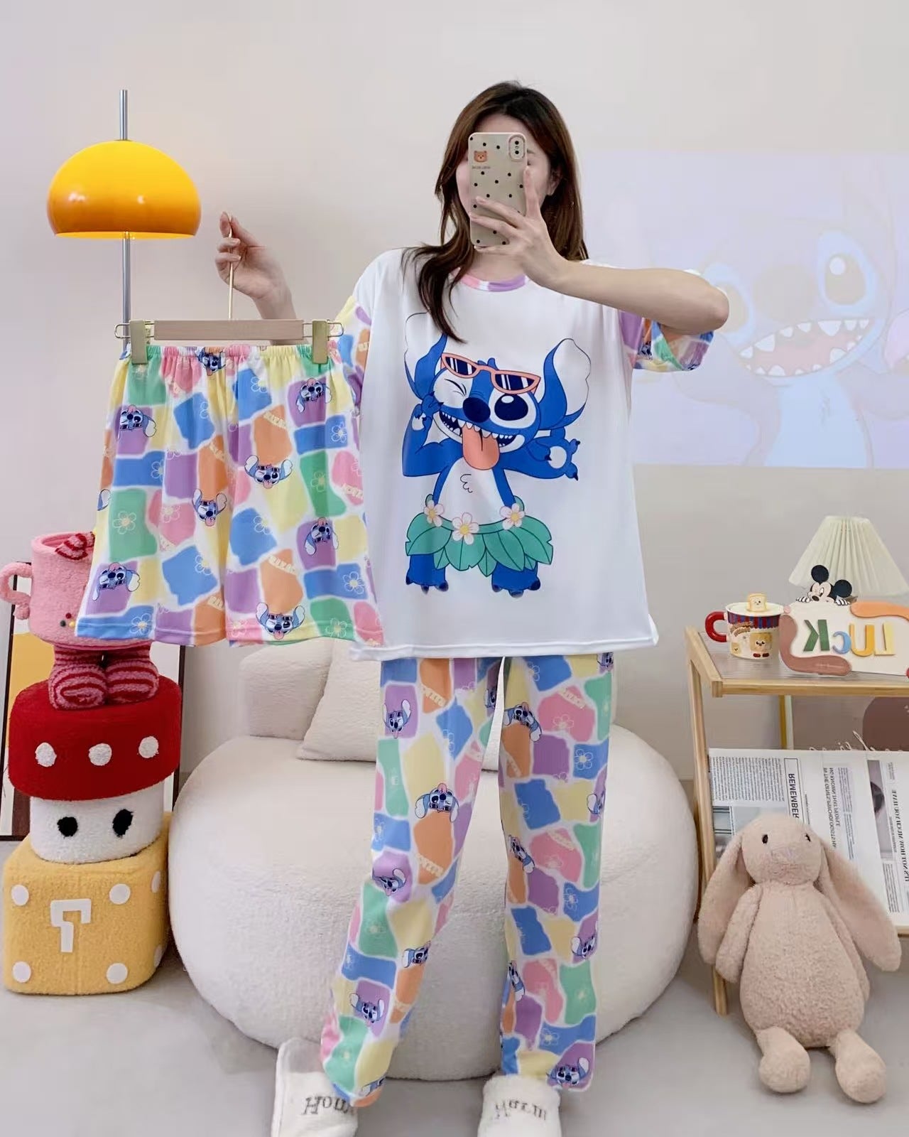 3Pc Ladies Pajama Set