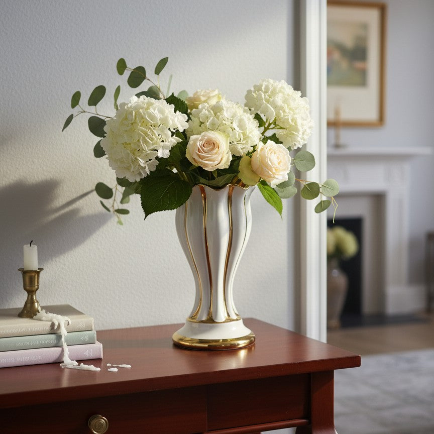 Gold Ceramic Vase