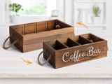 Wooden Coffee / Tea Organizer