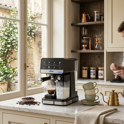 Ulka 20 Bar Espresso Coffee Maker Touch Screen with Milk Frother