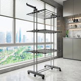 3-Layer Portable / Movable Cloth Drying Rack