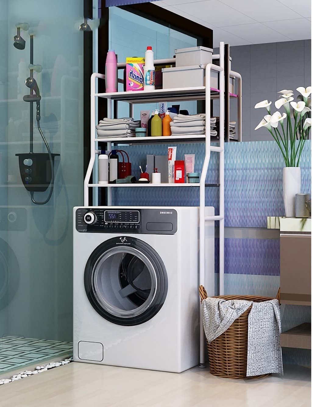 Over-the-washing Machine Rack