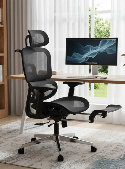 Executive Ergonomic Office Chair with Footrest